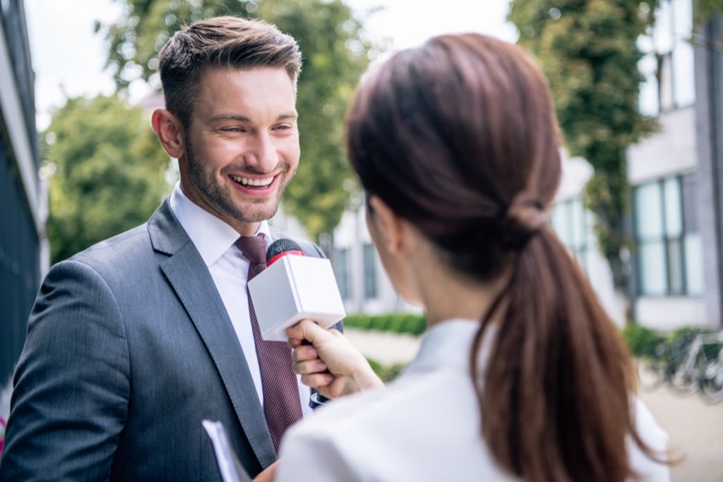 Attorney interviewed on the news
